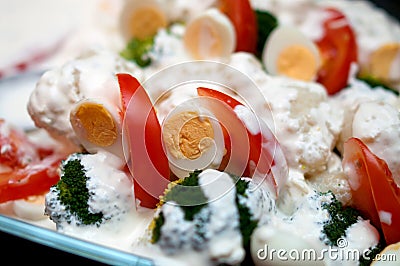 Vegetable salad Stock Photo