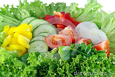 Vegetable salad Stock Photo