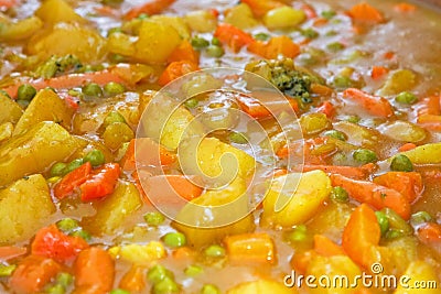 Vegetable stew Stock Photo