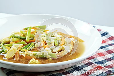 Vegetable Stir Fry Stock Photo