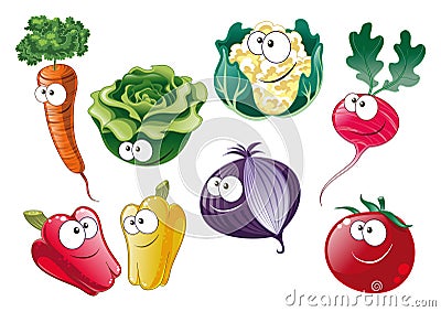 Vegetables Vector Illustration