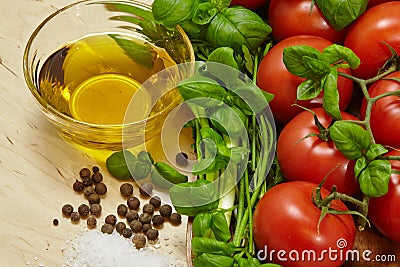 Vegetables background Stock Photo