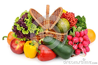 Vegetables and fruits Stock Photo