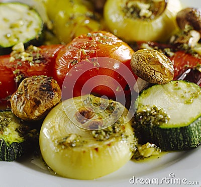 Vegetables grill Stock Photo