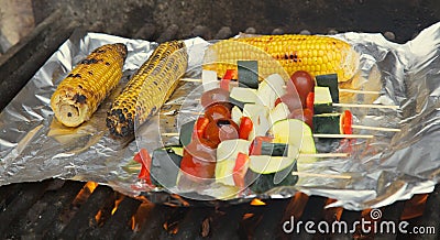 Vegetables grill Stock Photo