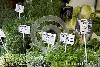 Vegetables market Stock Photo