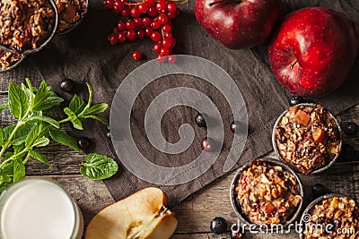 Vegetarian protein muffins pre and/or post workouts Stock Photo