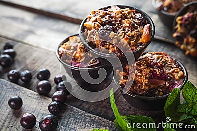 Vegetarian protein muffins pre and/or post workouts Stock Photo