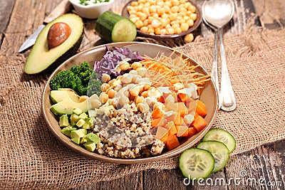 Veggie bowl Stock Photo