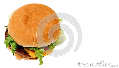 Veggie burger Stock Photo