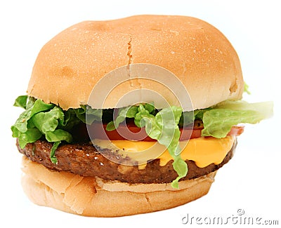 Veggie burger Stock Photo