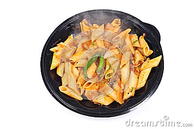 Veggie pasta Stock Photo