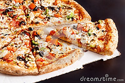 Veggie Pizza Stock Photo