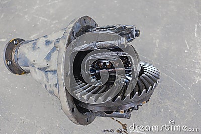 Vehicle Drive Differential Broken Stock Photo