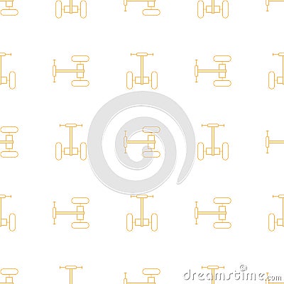 Vehicle seamless pattern Vector Illustration