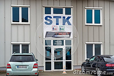 Vehicle technical inspection station Editorial Stock Photo