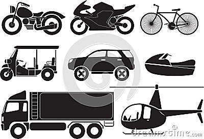 Vehicles Vector Illustration