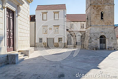 The Vela Luka village on Korcula island, Croatia Stock Photo