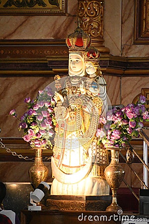 Velankanni church, Also fondly known as `Lourdes of the East`.The Basilica of Our Lady of Good Health, also known as Sanctuary o Editorial Stock Photo