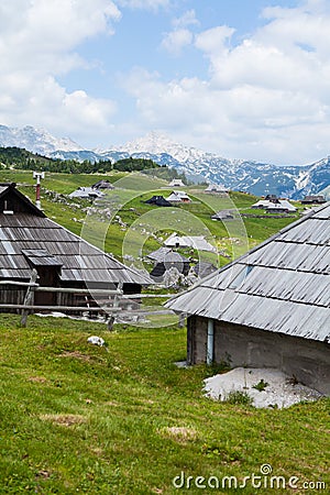 Velika Planina, Slovenia Stock Photo