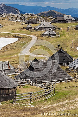 Velika planina Stock Photo