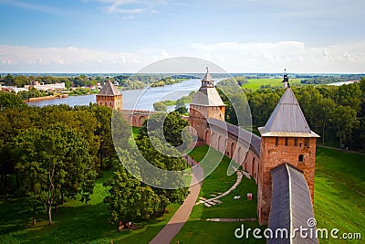 Veliky Novgorod, Kremlin Stock Photo