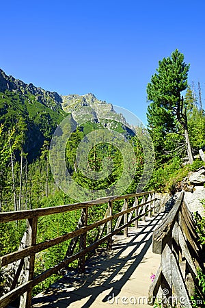 Velka Studena Dolina in Tatra Mountains, Slovakia. Stock Photo