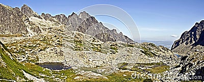 Velka Studena dolina valley in High Tatras Stock Photo