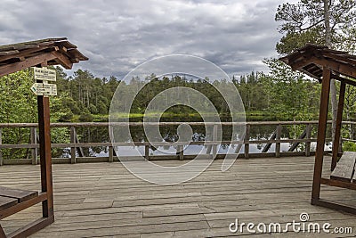 Velke Mechove Jezirko, Jeseniky Mountains, Czech Republic Editorial Stock Photo