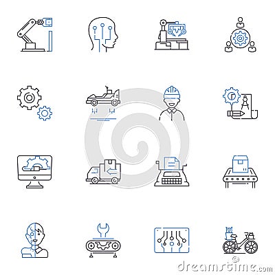 Velocity line icons collection. Acceleration, Swiftness, Rapidity, Momentum, Fleetness, Expedition, Celerity vector and Vector Illustration