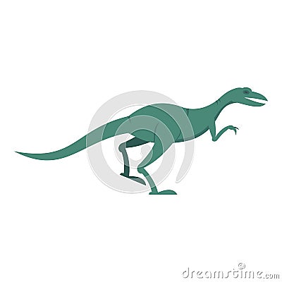 Velyciraptor dinosaur icon Vector Illustration