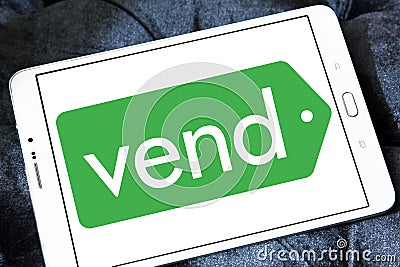 Vend software company logo Editorial Stock Photo