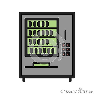 Vending Machine Vector Illustration