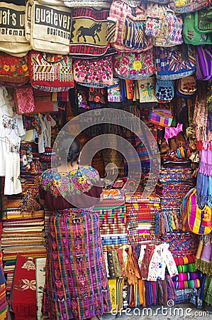 Vendor in Guatemala Editorial Stock Photo