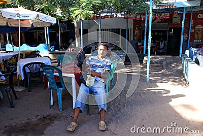 Vendor in Mozambique Editorial Stock Photo