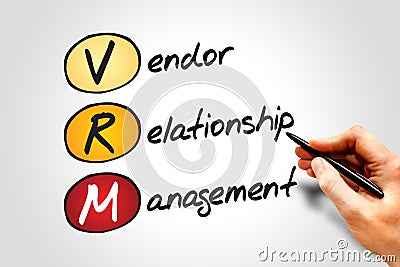 Vendor relationship management Stock Photo