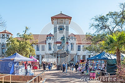 Vendor stalls at the Free State Arts Festival in Bloemfontein Editorial Stock Photo