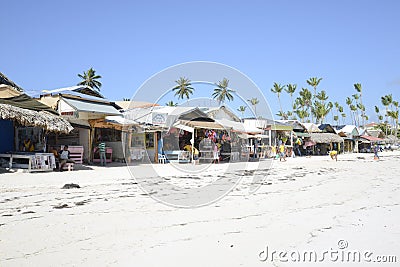 Vendors on the beach Editorial Stock Photo