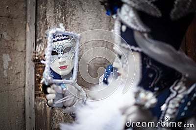 Venetian Carnival, Annecy, France Editorial Stock Photo