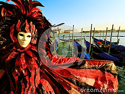 Venetian carnival mask Stock Photo