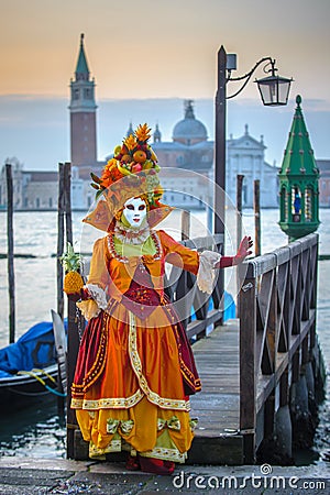 Venetian carnival masks Editorial Stock Photo