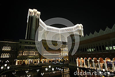 The Venetian Macao Resort Hotel Editorial Stock Photo