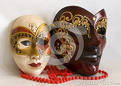 Venetian masks Stock Photo