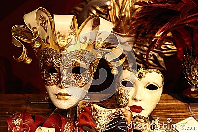 Venetian masks Stock Photo