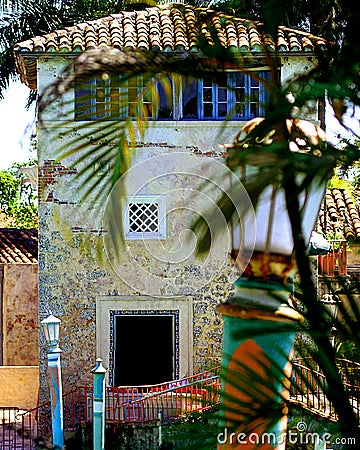 Venetian pool in Coral Gables Stock Photo