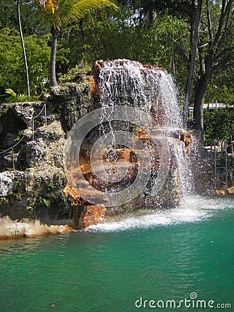 Venetian Pool in Miami Stock Photo