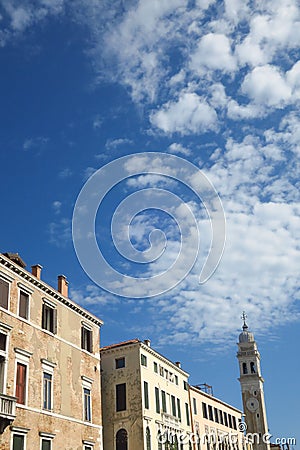 Venetian street view Stock Photo