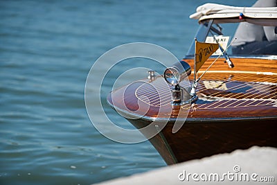 Venetian taxi Editorial Stock Photo