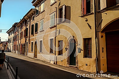 Venetian window, door, arch, architecture from Italy Editorial Stock Photo