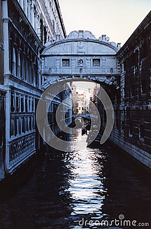 Venezia - Ponte dei Sospiri Stock Photo